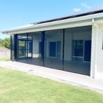 Patio enclosure from outside