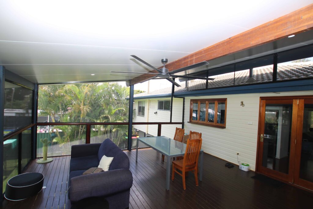 Renovated Patio Enclosure.